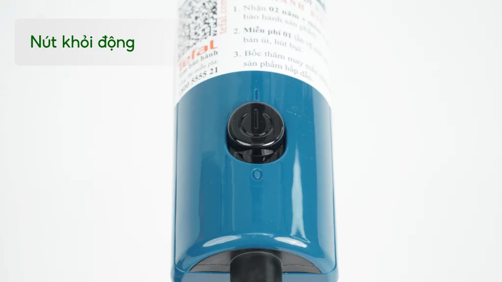 Bàn Ủi Hơi Nước Cầm Tay Tefal DT2020E1 70Ml Xanh Dương Nút khỏi động