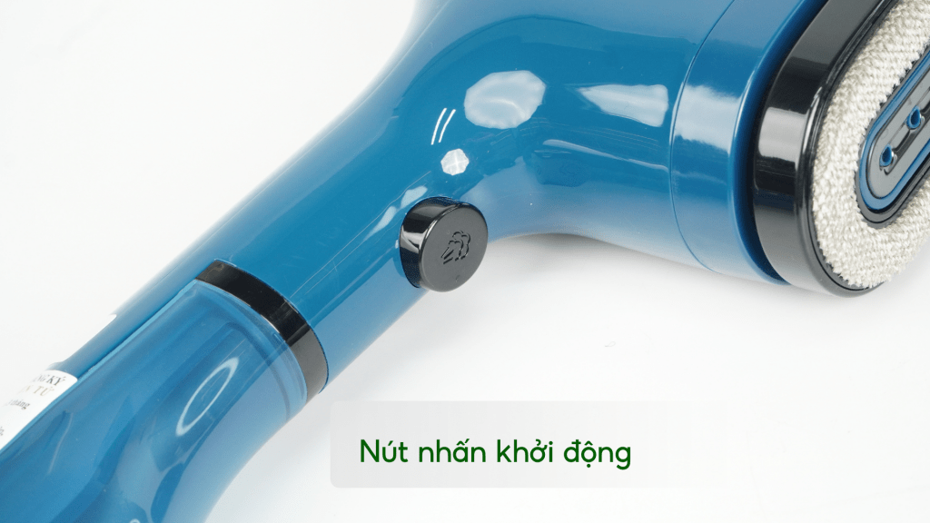 Bàn Ủi Hơi Nước Cầm Tay Tefal DT2020E1 70Ml Xanh Dương Nút nhấn khởi động