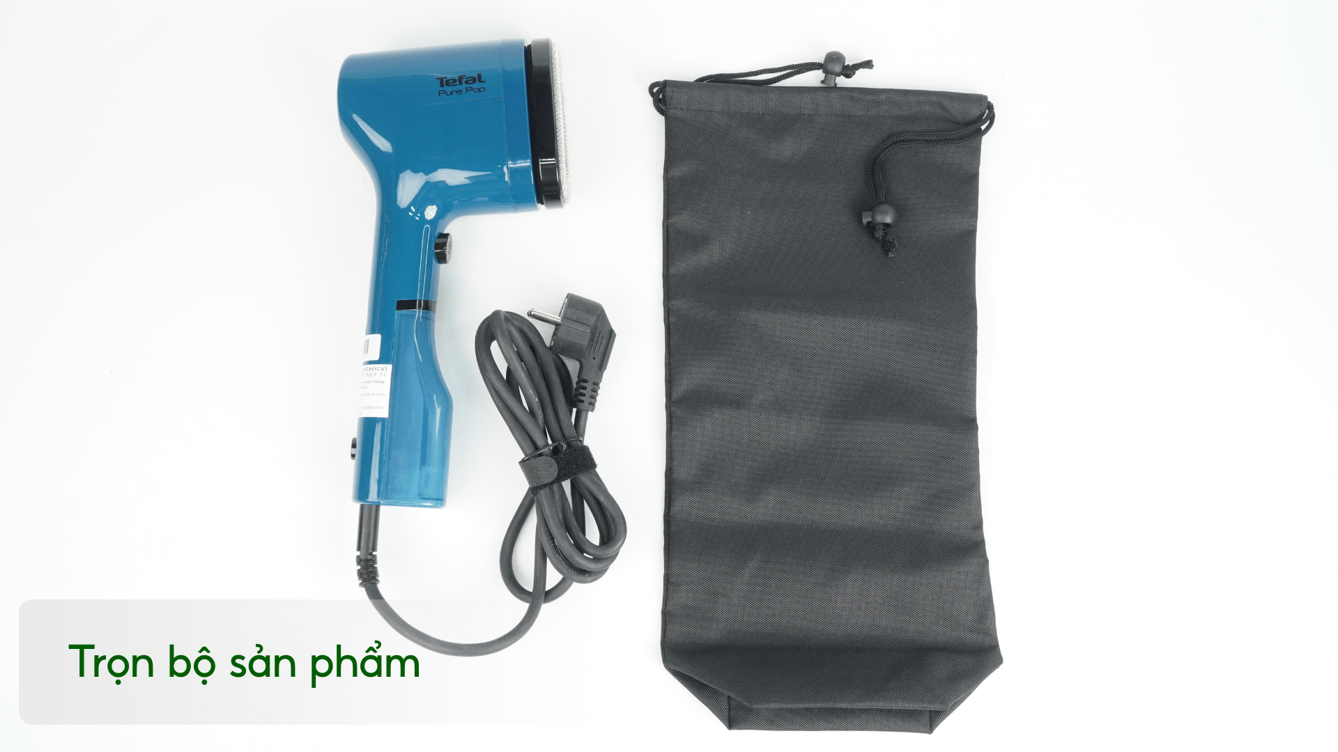 Bàn Ủi Hơi Nước Cầm Tay Tefal DT2020E1 70Ml Xanh Dương Trọn bộ sản phẩm