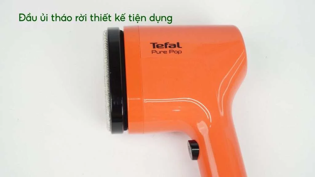 Bàn Ủi Hơi Nước Cầm Tay Tefal DT2022E1 70Ml Cam Đầu ủi tháo rời thiết kế tiện dụng