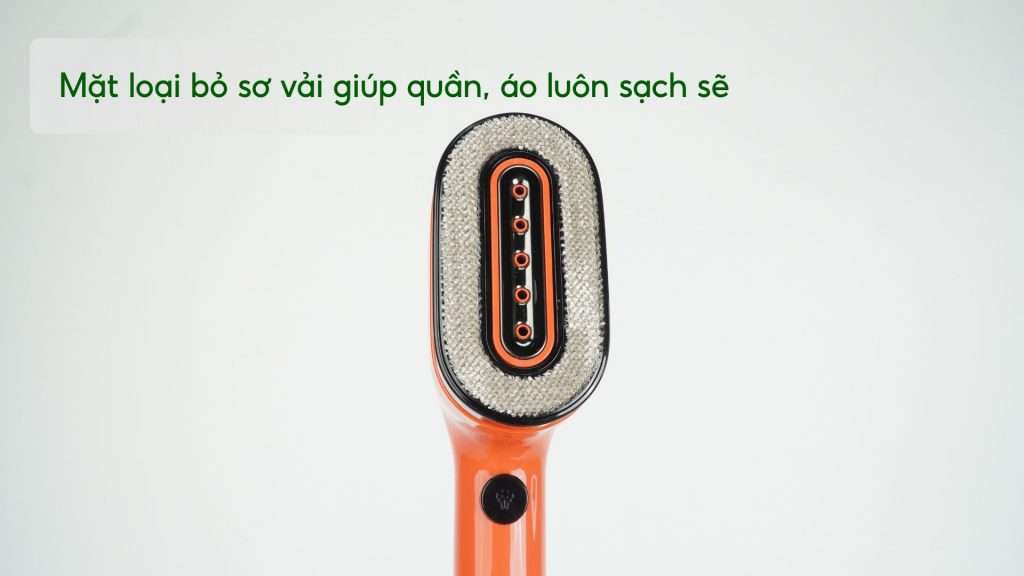 Bàn Ủi Hơi Nước Cầm Tay Tefal DT2022E1 70Ml Cam Mặt loại bỏ sơ vải giúp quần, áo luôn sạch sẽ