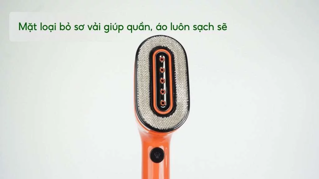 Bàn Ủi Hơi Nước Cầm Tay Tefal DT2022E1 70Ml Cam Mặt loại bỏ sơ vải giúp quần, áo luôn sạch sẽ