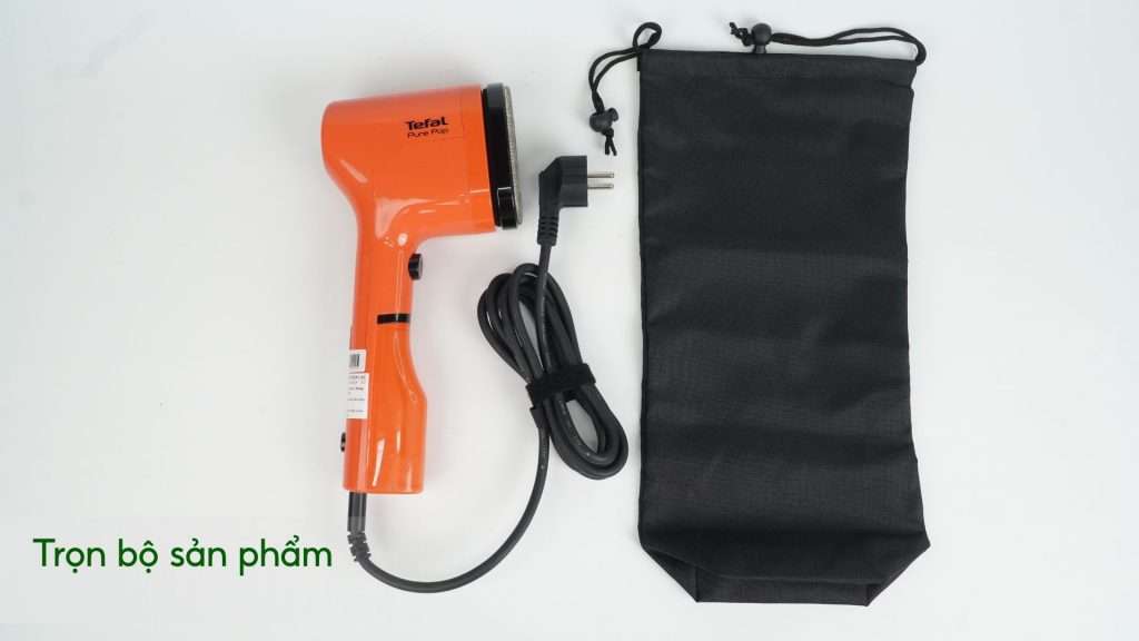 Bàn Ủi Hơi Nước Cầm Tay Tefal DT2022E1 70Ml Cam Trọn bộ sản phẩm
