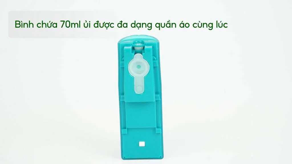 Bàn Ủi Hơi Nước Cầm Tay Tefal DT2024E1 70Ml Xanh Lơ Bình chứa 70ml ủi được đa dạng quần áo cùng lúc