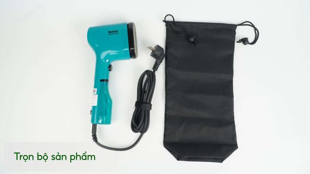 Bàn Ủi Hơi Nước Cầm Tay Tefal DT2024E1 70Ml Xanh Lơ Trọn bộ sản phẩm