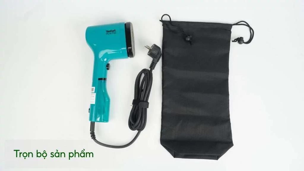 Bàn Ủi Hơi Nước Cầm Tay Tefal DT2024E1 70Ml Xanh Lơ Trọn bộ sản phẩm