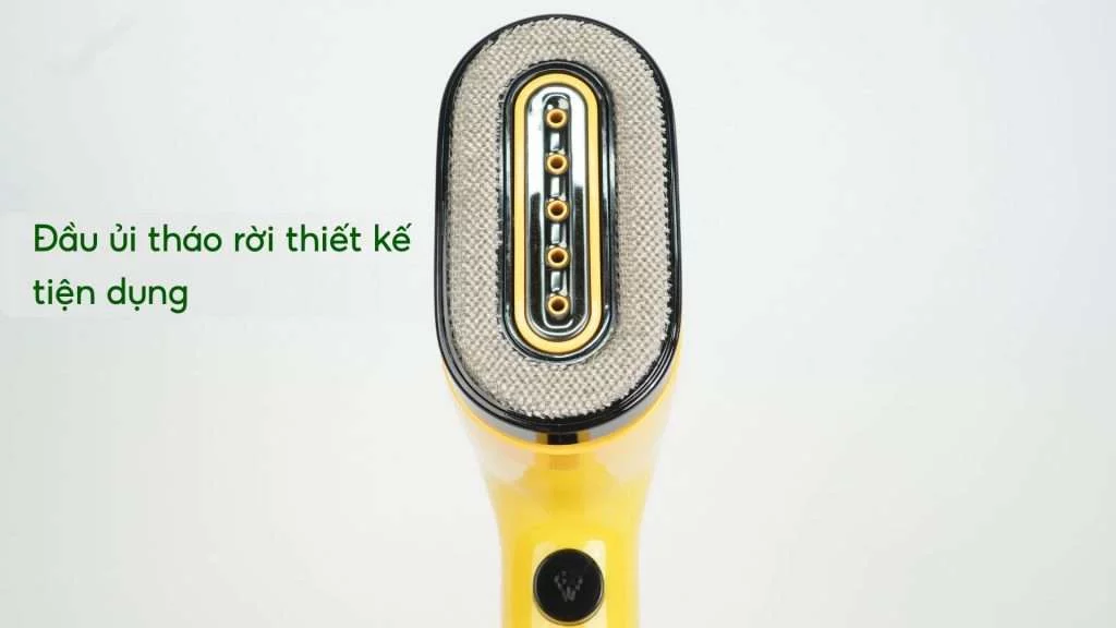 Bàn Ủi Hơi Nước Cầm Tay Tefal DT2026E1 70Ml Vàng Đầu ủi tháo rời thiết kế tiện dụng