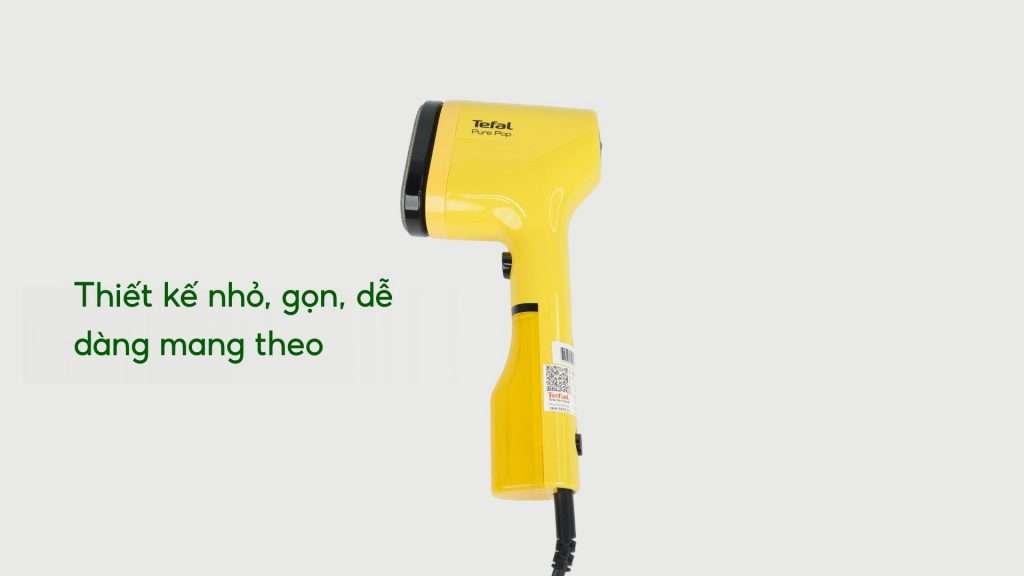 Bàn Ủi Hơi Nước Cầm Tay Tefal DT2026E1 70Ml Vàng Thiết kế nhỏ, gọn, dễ dàng mang theo