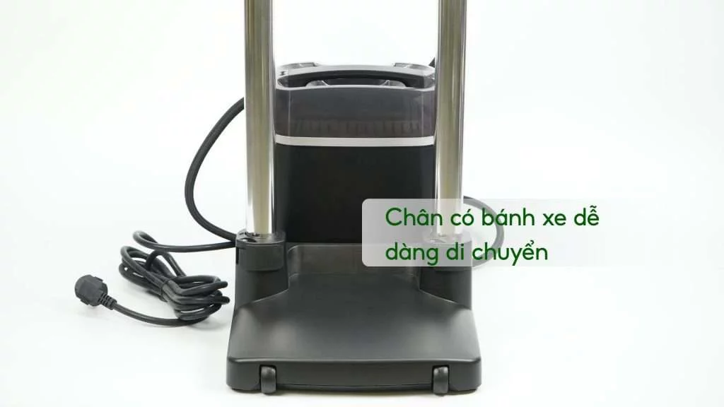 Bàn Ủi Hơi Nước Đứng Tefal Ixeo Plus QT1510E0 1L Chân có bánh xe dễ dàng di chuyển