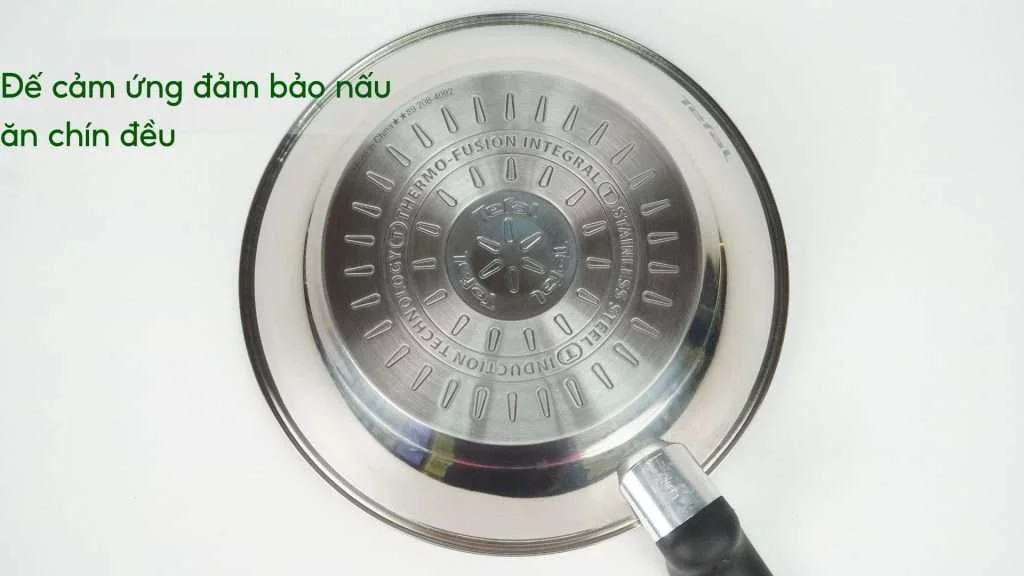 Chảo Chống Dính Tefal Primary E3090204 20Cm Inox Đế cảm ứng đảm bảo nấu ăn chín đều