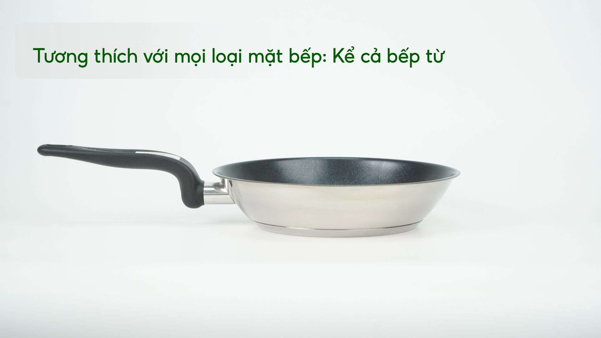 Chảo Chống Dính Tefal Primary E3090204 20Cm Inox Tương thích với mọi loại mặt bếp_ Kể cả bếp từ