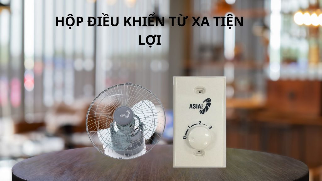 Điều khiển từ xa Ngoại hình quạt trần đảo Asia Vina 55W (X16001-XV0) 