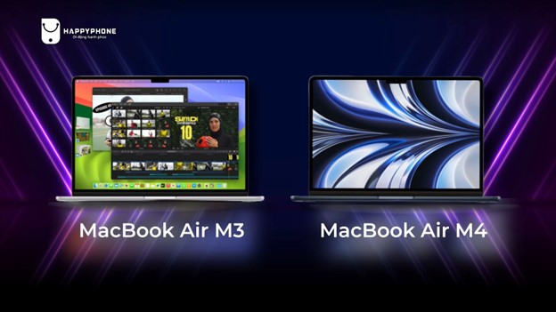 So sánh thiết kế Macbook Air 2024 với  Macbook Air 2025