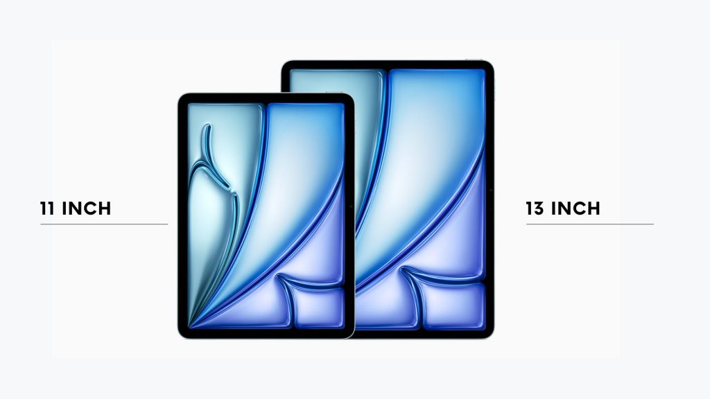 Màn hình iPad Air M2 có thêm kích thước mới lớn hơn