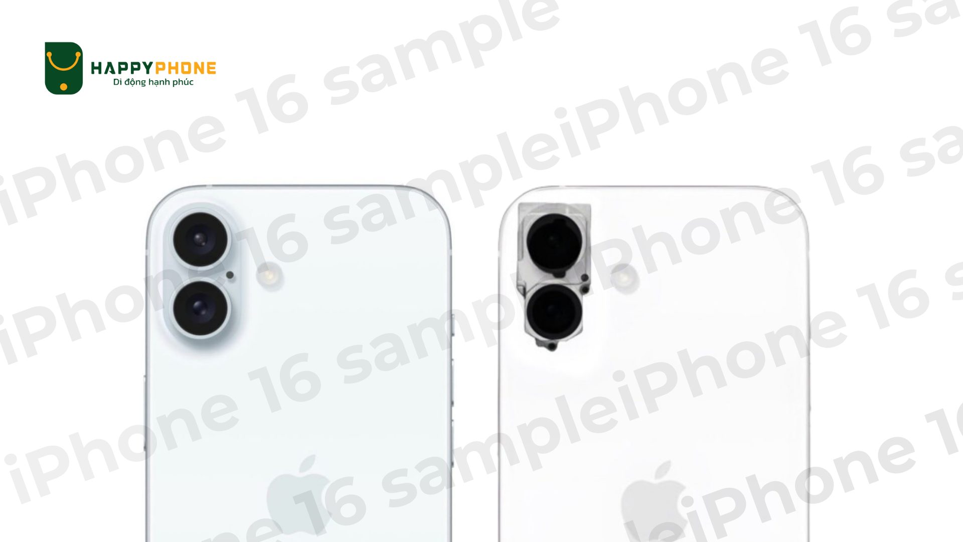 Mẫu thiết kế của iPhone 16 và iPhone 16 Plus