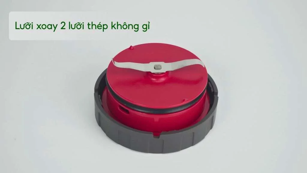 Máy Xay Sinh Tố Tefal BL477566 Đỏ Lưỡi xoay 2 lưỡi thép không gỉ
