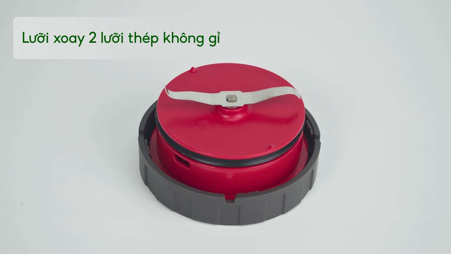 Máy Xay Sinh Tố Tefal BL477566 Đỏ Lưỡi xoay 2 lưỡi thép không gỉ