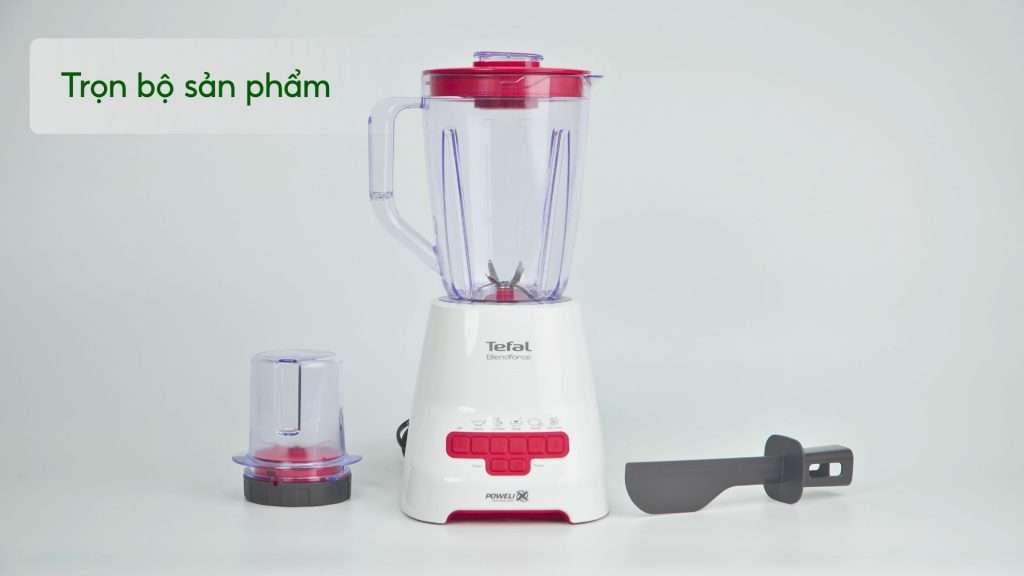 Máy Xay Sinh Tố Tefal BL477566 Đỏ Trọn bộ sản phẩm