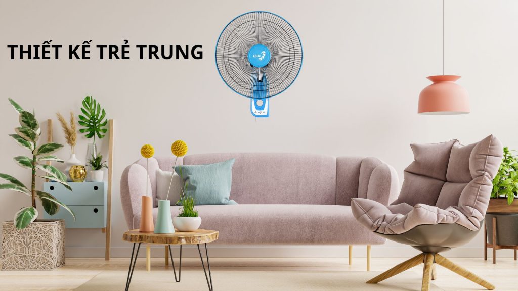 Ngoại hình Quạt treo tường Quạt treo tường Asia Vina 55W (VY357192)