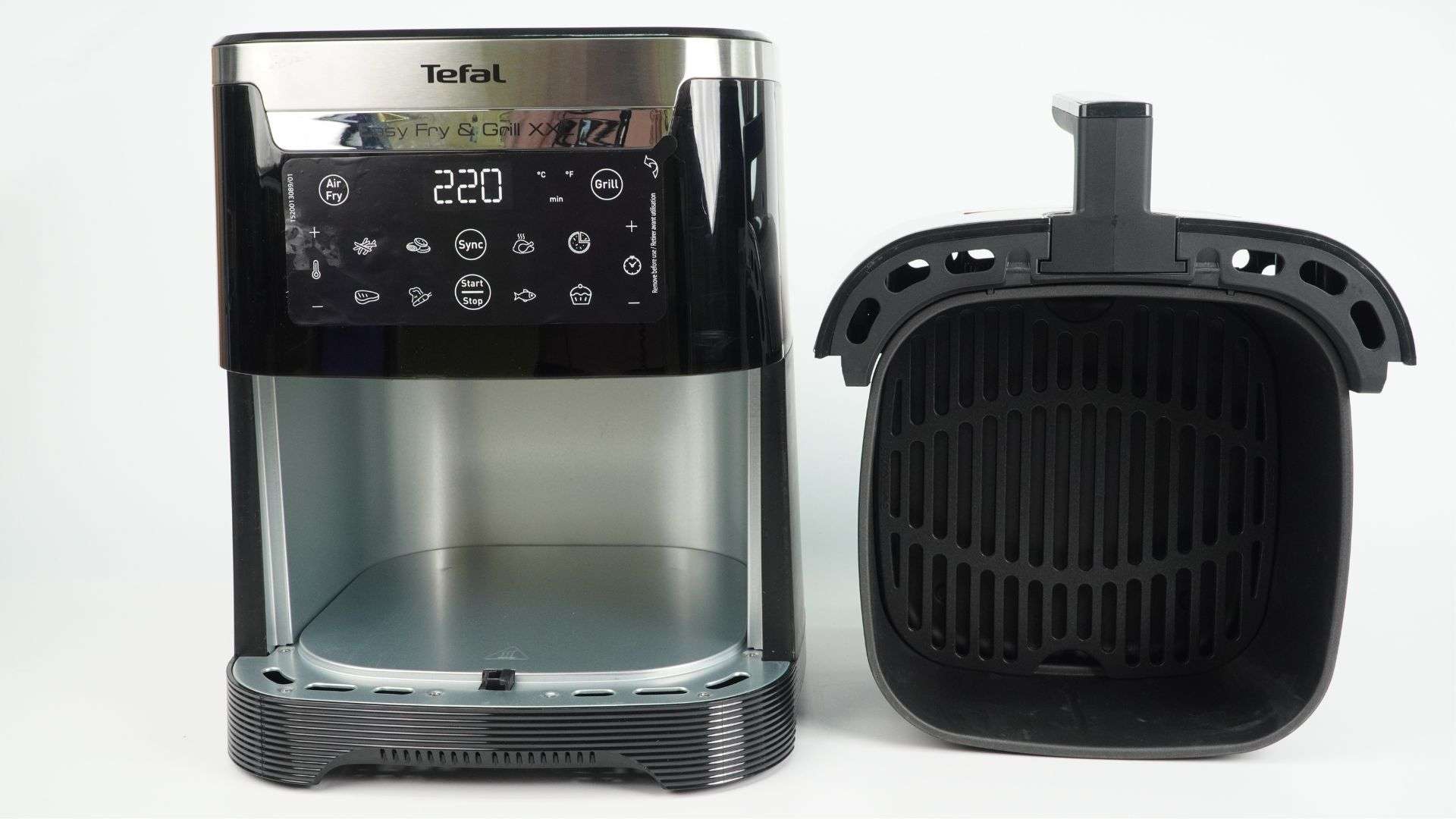 Nồi Chiên Không Dầu Tefal EY801D15 6.5L Bạc Thiết kế sản phẩm