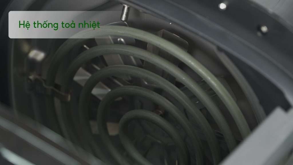 Nồi Chiên Không Dầu Tefal FW201815 6.5L Đen Hệ thống toả nhiệt