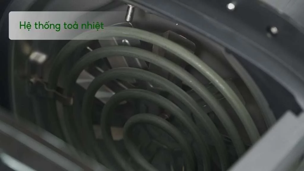 Nồi Chiên Không Dầu Tefal FW201815 6.5L Đen Hệ thống toả nhiệt