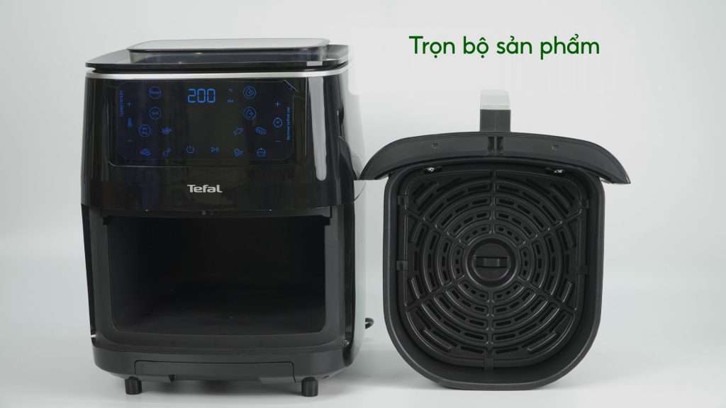 Nồi Chiên Không Dầu Tefal FW201815 6.5L Đen Trọn bộ sản phẩm