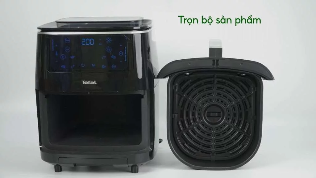 Nồi Chiên Không Dầu Tefal FW201815 6.5L Đen Trọn bộ sản phẩm