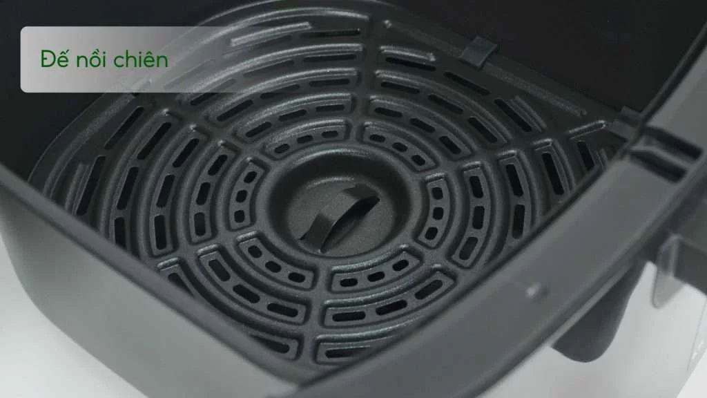 Nồi Chiên Không Dầu Tefal FW201815 6.5L Đen đế nồi chiên