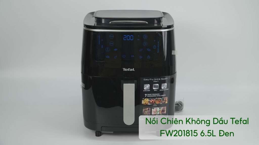Nồi Chiên Không Dầu Tefal FW201815 6.5L Màu Đen