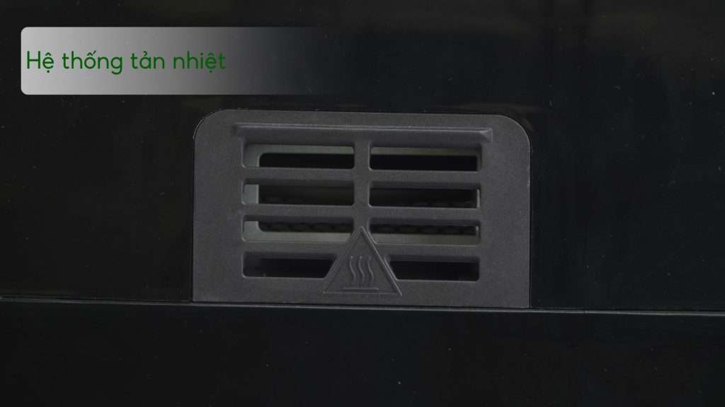 Nồi Chiên Không Dầu Tefal FW501815 11L Đen hệ thống tản nhiệt