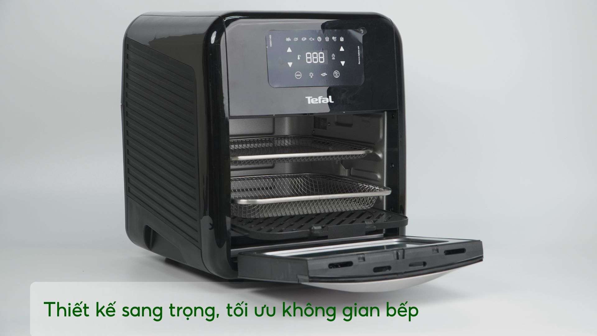Nồi Chiên Không Dầu Tefal FW501815 11L Đen thiết kế sang trọng