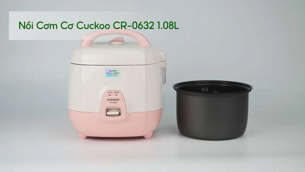 Nồi Cơm Cơ Cuckoo (CR-0632_IPVNCV) 1.08L Hồng sản phẩm
