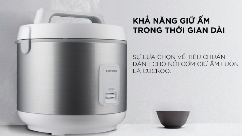 Nồi Cơm Cơ Cuckoo (CR-1420_SIVNCV) khả năng giữ ấm trong thời gian dài