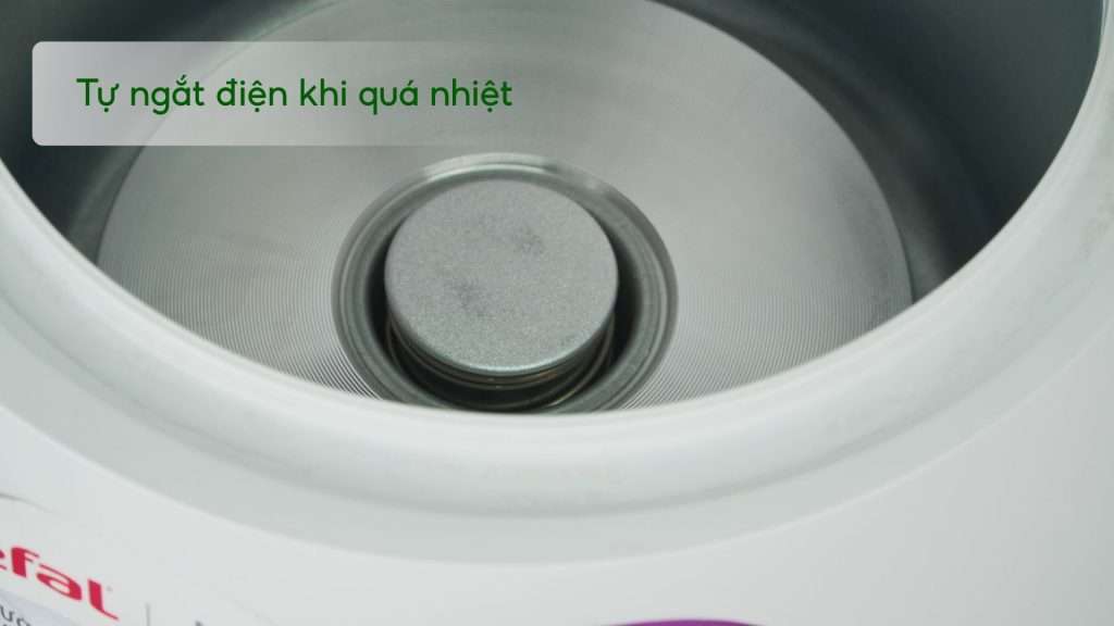 Nồi Cơm Cơ Tefal RK224168 0.7L Trắng&Tím Tự ngắt điện khi quá nhiệt