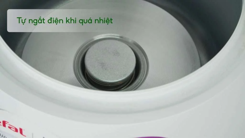 Nồi Cơm Cơ Tefal RK224168 0.7L Trắng&Tím Tự ngắt điện khi quá nhiệt