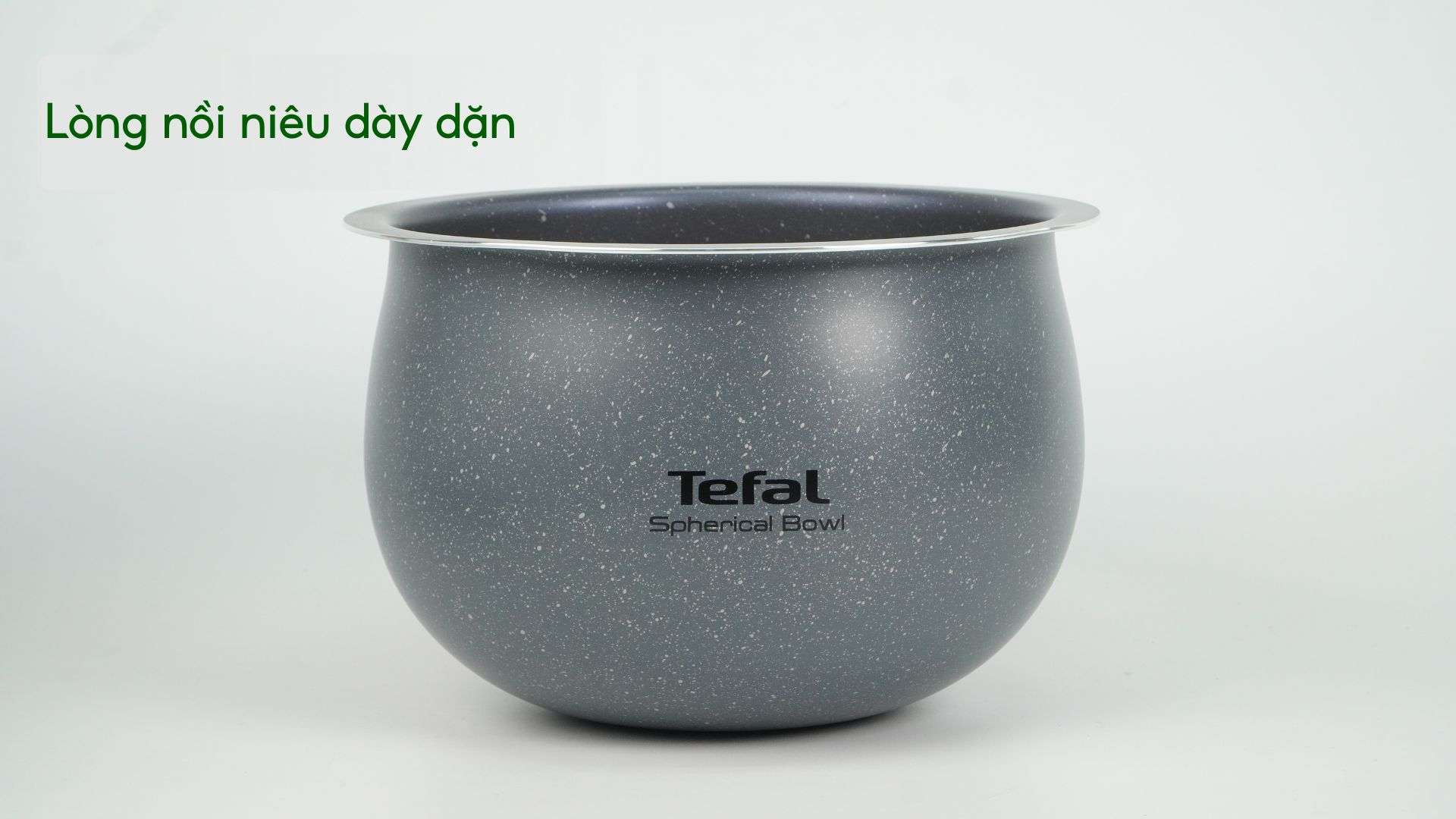 Nồi Cơm Điện Tử Tefal RK733168 1.8L Trắng Lòng nồi niêu dày dặn