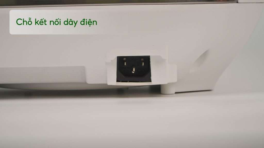 Nồi Cơm Điện Tử Tefal RK808168 1.5L Trắng Chỗ kết nối dây điện