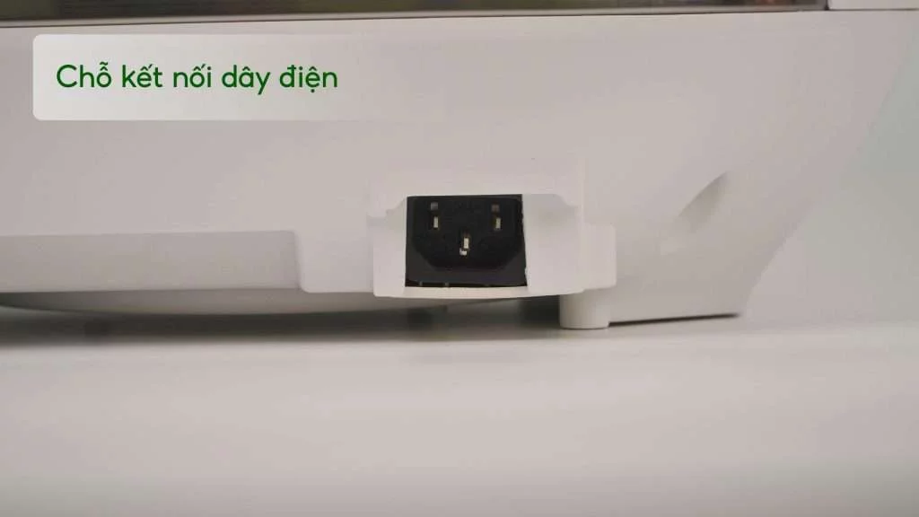 Nồi Cơm Điện Tử Tefal RK808168 1.5L Trắng Chỗ kết nối dây điện