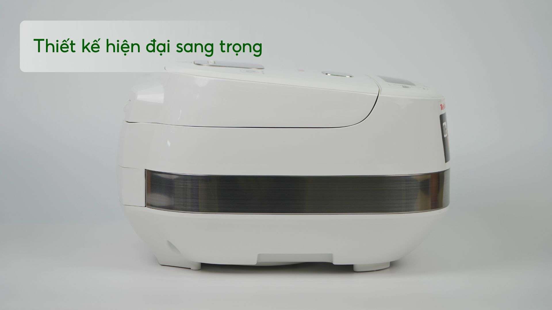 Nồi Cơm Điện Tử Tefal RK808168 1.5L Trắng Thiết kế hiện đại sang trọng
