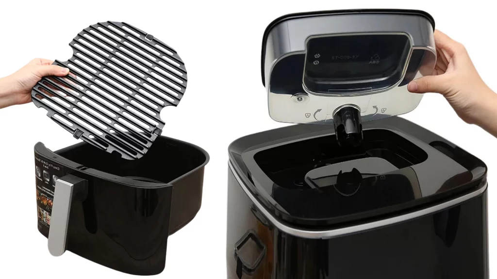 Nồi chiên không dầu Tefal 6.5 Lit (FW201815) Dễ dàng vệ sinh, tháo rời từng bộ phận dễ dàng