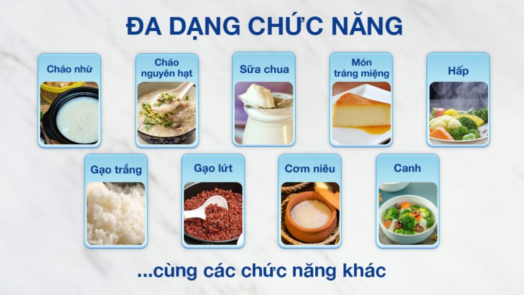 Nồi cơm điện tử Tefal 1.5 Lit (RK808168) Chương trình nấu ăn đa dạng , khả năng giữ ấm 24 tiếng