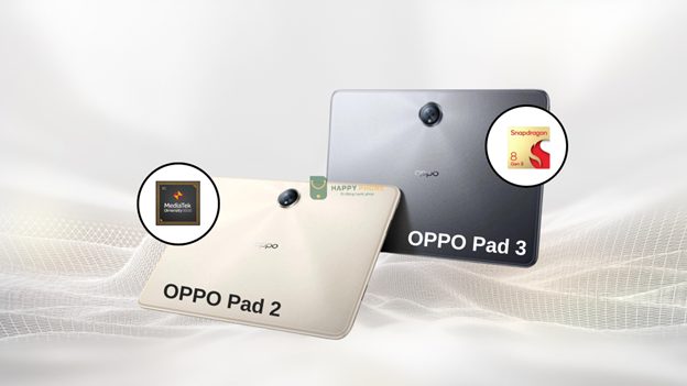 Oppo Pad 2 và Oppo Pad 3 Con chip nâng cấp