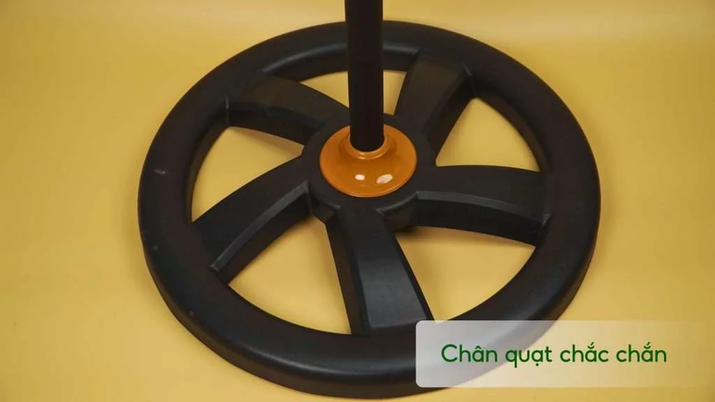 Quạt Đứng Asiavina D24001-DV0 120W Đen Chân quạt chắc chắn