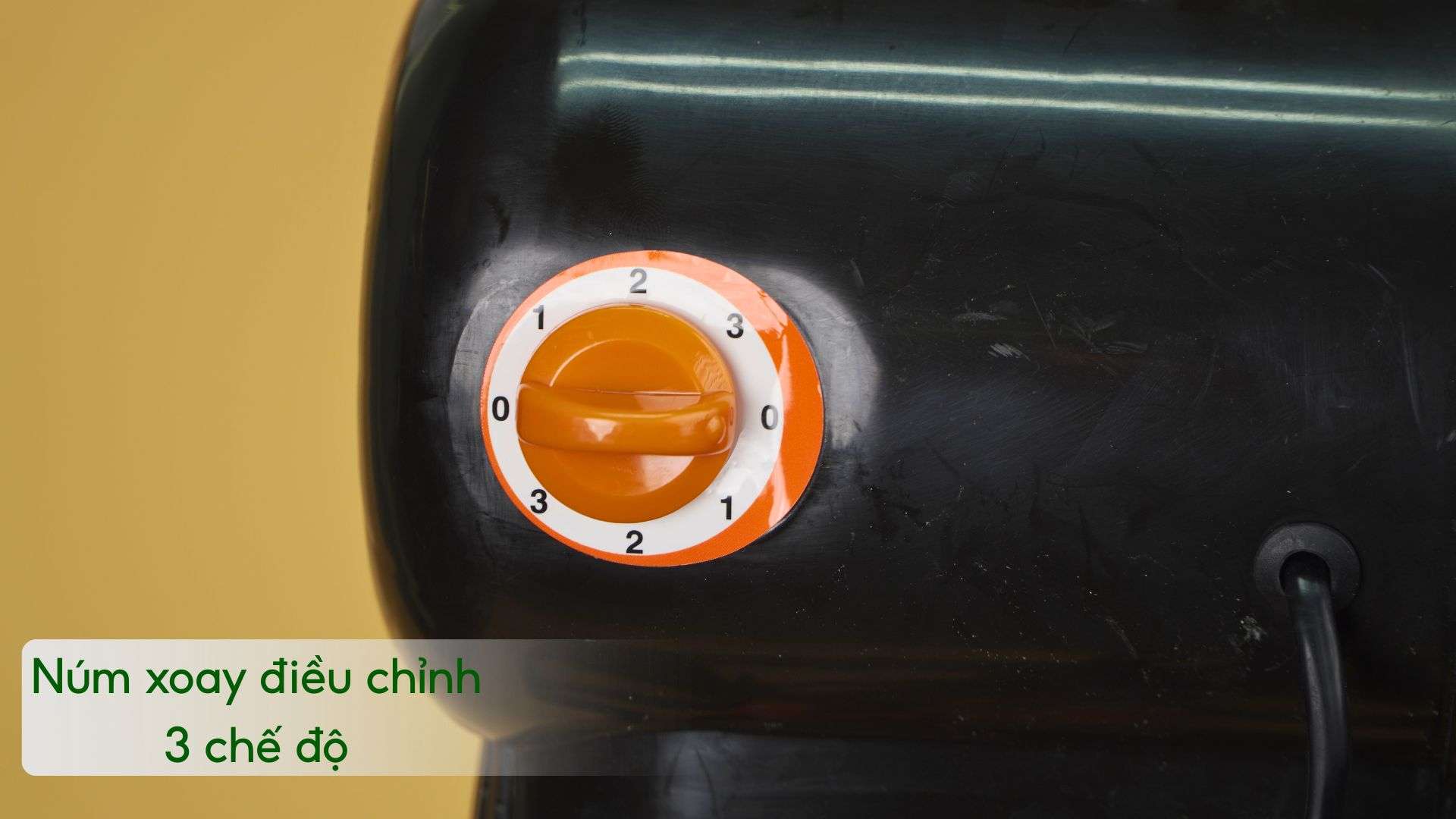 Quạt Đứng Asiavina D24001-DV0 120W Đen Núm xoay điều chỉnh 3 chế độ