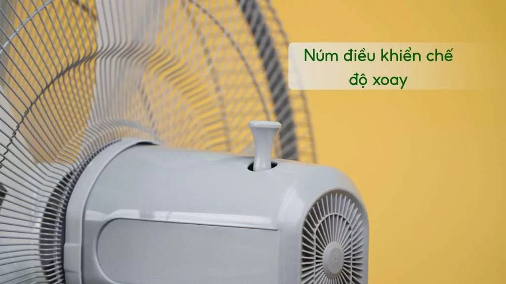 Quạt Đứng Asiavina VY589790 80W Xám Núm điều khiển chế độ xoay