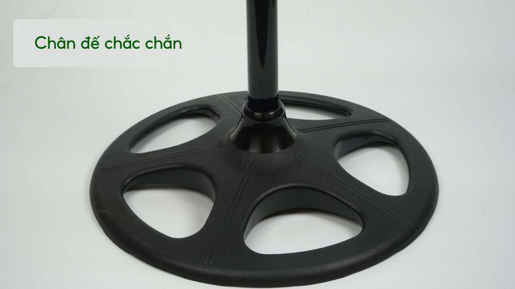 Quạt Đứng Asiavina VY589890 80W Đen Chân đế chắc chắn