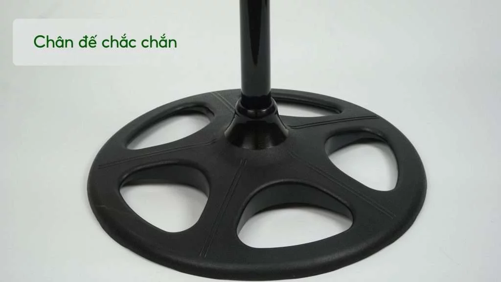 Quạt Đứng Asiavina VY589890 80W Đen Chân đế chắc chắn