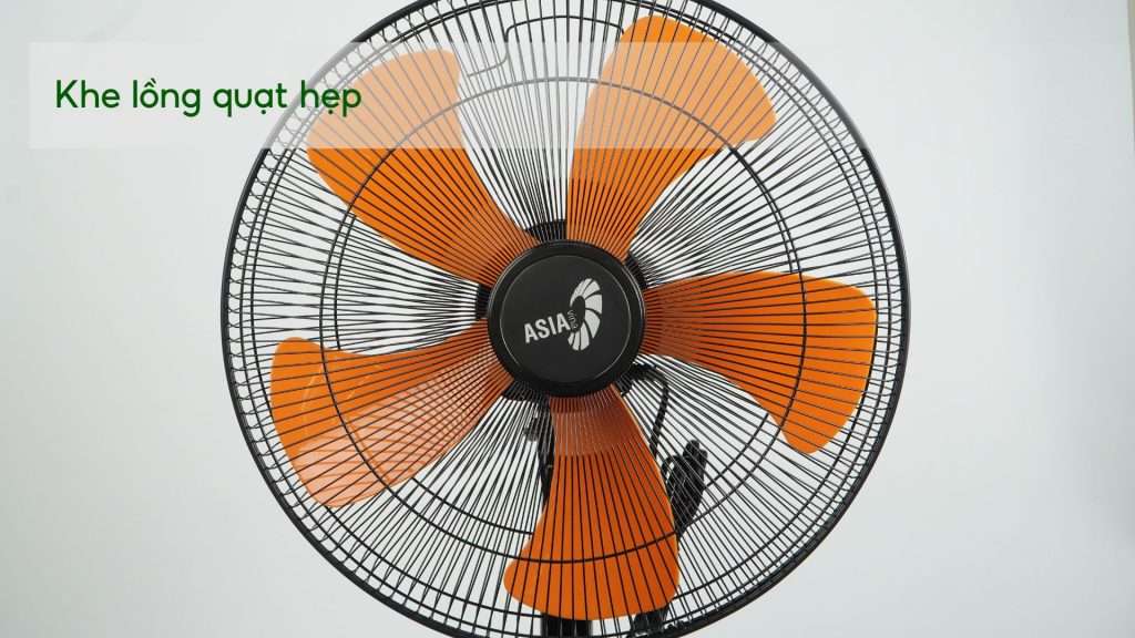 Quạt Đứng Asiavina VY589890 80W Đen Khe lồng quạt hẹp