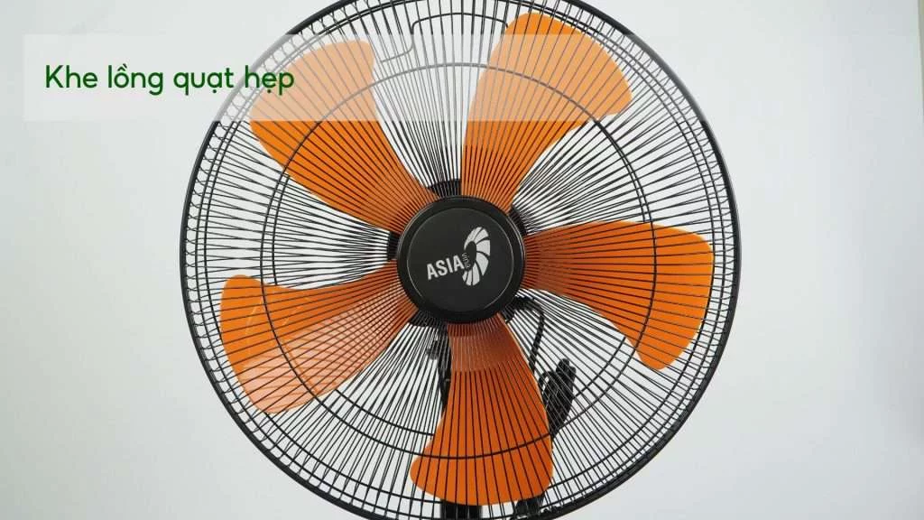 Quạt Đứng Asiavina VY589890 80W Đen Khe lồng quạt hẹp